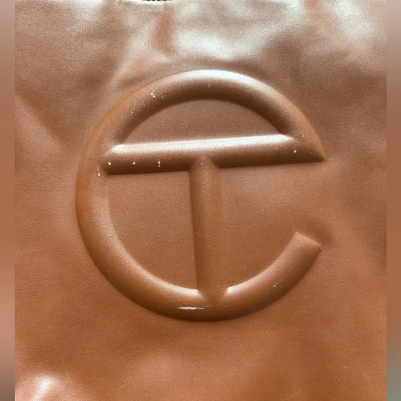 Telfar Medium Tan Shopping Bag - Picture 2 of 6